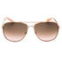 Juicy Couture Brown Pink Gradient Lens Rose Gold Sunglasses One Size